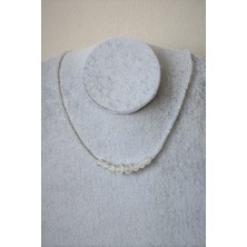 Bade Accessories 6-8 mm Selenit Doğaltaş Kolye