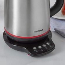Homend Royaltea Smart 1791H Inox Konuşan Çay Makinesi (Wi-Fi)