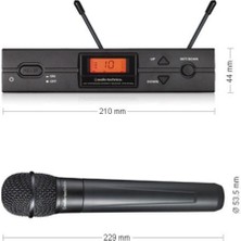 Audio-Technica ATW-2120B Kablosuz El Tipi Mikrofon