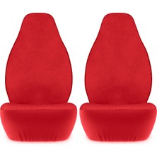 Space Audi Uyumlu Penye Kırmızı Oto Koltuk Kılıfı Baskısız Set