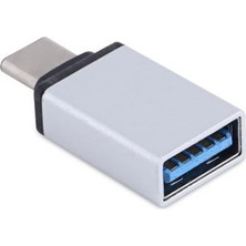 Airstorr Type-C To USB 3.1 Otg - Çevirici Gri-Siyah-Pembe-Kırmızı