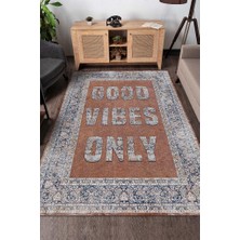 Homshtag Sadece İyi Hisler Etnik Desenli Halı Geometrik Salon Halısı Çok Renkli Oturma Odası Halısı