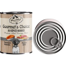 ProChef 24 Adet Gourmet's Choice Av Köpeği Maması | 415 gr Somon Balıklı & Kuzu Etli Konserve Yaş Mama