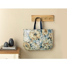 English Home Roses Alışveriş Çantası 54,5X38 cm Mavi
