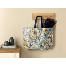 English Home Roses Alışveriş Çantası 54,5X38 cm Mavi