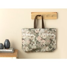 English Home Flowers Alışveriş Çantası 54,5X38 cm Gül Kurusu