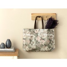 English Home Flowers Alışveriş Çantası 54,5X38 cm Gül Kurusu