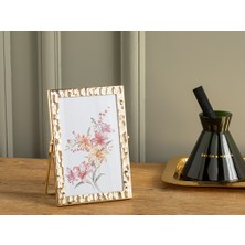 English Home Alba Metal Çerçeve Gold 10x15 cm Standart Şekil