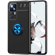 Pilanix Xiaomi Mi 12T Pro Kılıf Yüzüklü Manyetik Ravel Silikon