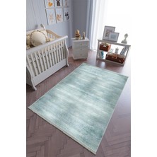 10 Post Onlineçocuk Odası Halısı Mavi Yolluk Kaymaz Yuvarlak Oval Kesme Ince Yıkanabilir Halı