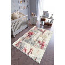 10 Post Onlineçocuk Odası Halısı Bordo Bej Gri Yolluk Kaymaz Yuvarlak Oval Kesme Ince Yıkanabilir Halı