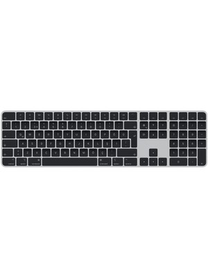 Apple Magic Keyboard Touch Id ve Sayısal Tuş Takımlı Türkçe Q Klavye Siyah Tuşlar MMMR3TQ/A