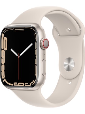 Apple Watch Series 7 45 mm Gps + Cellular Beyaz Alüminyum Kasa ve Beyaz Spor Kordon -  MKJQ3TU/A Sağlık Takibi Özellikleri