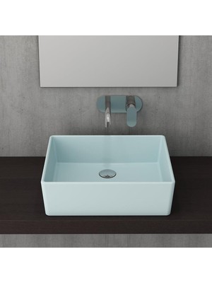 Bocchi Milano Çanak Lavabo 50 Cm Mat Buz Mavi 1215-029-0125