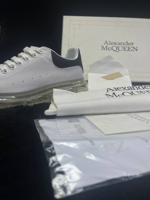 Alexander Mcqueen Beyaz Logolu Erkek Deri Sneaker