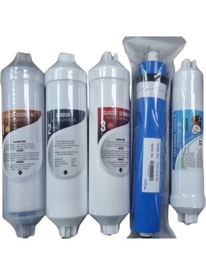 Ropurewater Eco Inline Çubuklu Filtre Seti 5'li
