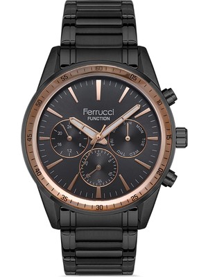  Ferrucci Süper Metal Erkek Kol Saati