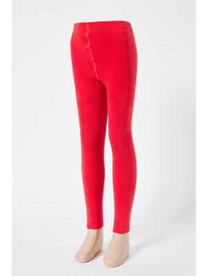 Katia & Bony İçi Havlu Çocuk Tayt Kırmızı