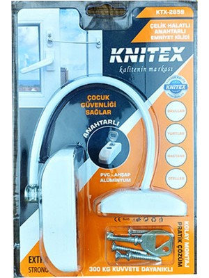 Knitex KTX-2859 Halatlı Emniyet Kilidi-45