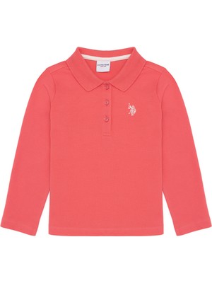 U.S. Polo Assn. Kız Çocuk Nar Çiçeği Sweatshirt 50256174-VR039