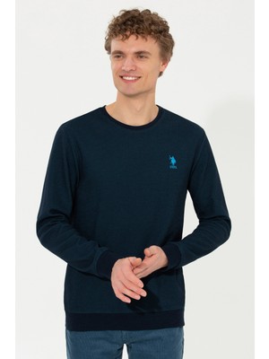 U.S. Polo Assn. Erkek Lacivert Sweatshirt 50253110-VR033