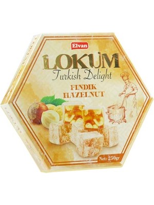 Elvan Fındıklı Lokum 250 gr
