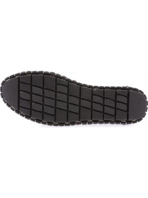 DGN 600-23Y Kadin Dikiş Detayli Metal Tokali Loafer Ayakkabi