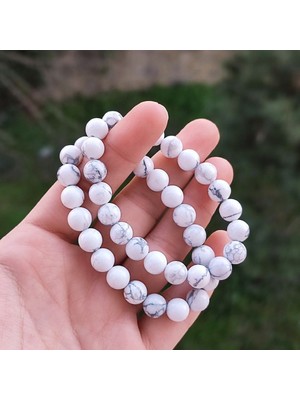 Safnaturel Havlit Doğal Taş Bileklik 8 mm