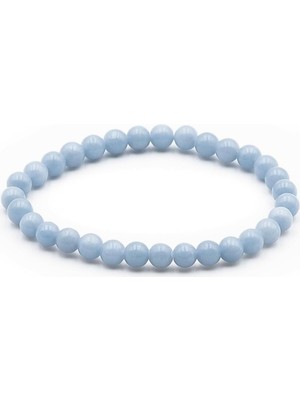 Sertifikalı Anjelit Bileklik 6 mm 19