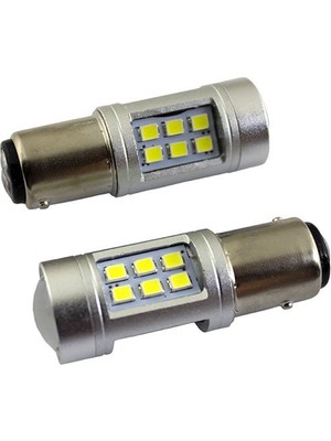 Space LED Ampul Çift Duylu Şaşı Tırnak Canbus 24V Beyaz / LAAM617