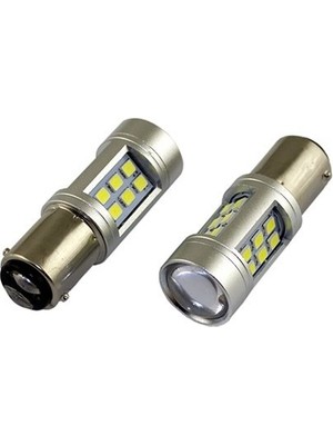 Space LED Ampul Çift Duylu Şaşı Tırnak Canbus 24V Beyaz / LAAM618