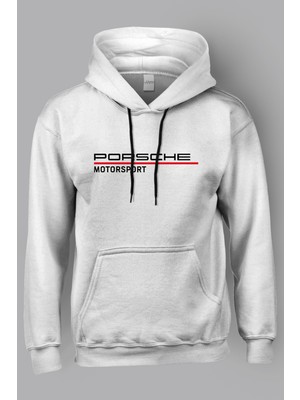 MGAX Porsche Motorsport Baskılı Kapüşonlu Sweatshirt