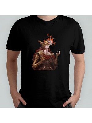 Pixxa Elden Ring %100 Pamuklu Bisiklet Yaka T-Shirt Model - 3