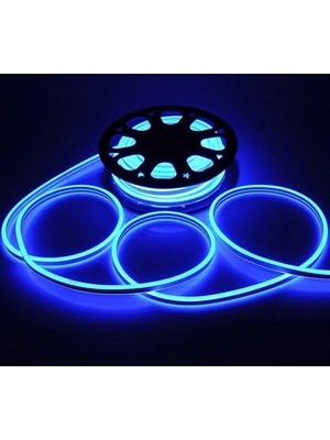 Hazar Led 12 Volt 6x12mm Mor Neon Led 50 Metre Makara (2.5 cm'de Kesilebilir.)