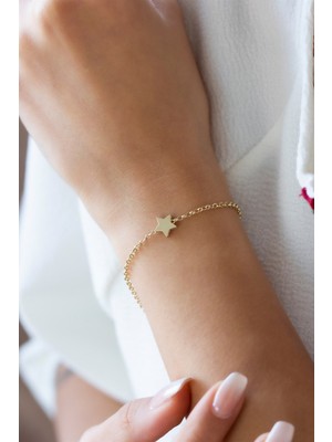 Tufanlar Kuyumculuk Altın Yıldızlı Bileklik