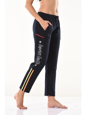 Derya Kurşun Belden Lastikli Cepli Eşofman Altı 05