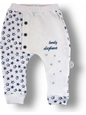 S&P Store Erkek Bebek 3'lü Mevsimlik Takım Kutup Yıldızlı Body Ekru 9-12 Ay, 4-Tkm 75471