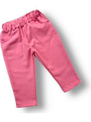 S&P Store Kız Bebek 2'li Yazlık Takım Neon Pantalonlu Pembe 12-18 Ay, 4-Tkm 75323-02
