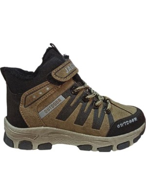 Jagulep Nkt-5 Ft Çocuk Vizon-Siyah Kışlık Bot
