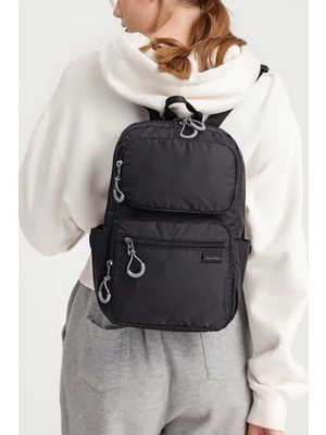 Smart Bags Smartbags Extra Hafif Kumaş Unisex Sırt Çantası 2022-3142 Siyah