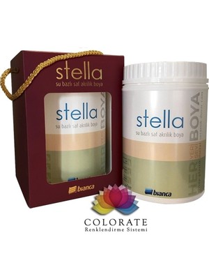 Bianca Stella Su Bazlı Saf Akrilik Boya 1 lt Kırık Beyaz