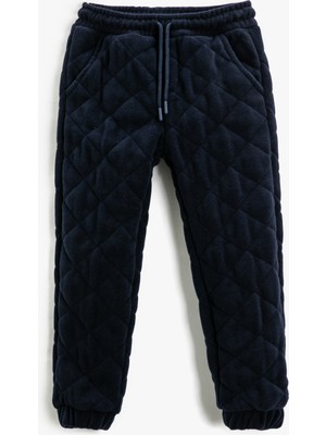 Koton Polar Jogger Eşofman Altı Kapitone Cepli Beli Bağlamalı