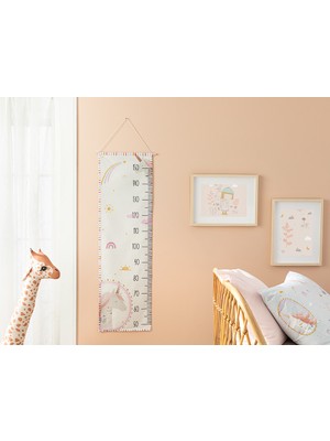 English Home Unicorn Askılı Çocuk Boy Ölçer Bej