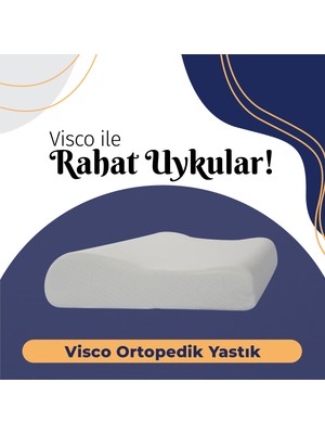 Soub Sleep 21 Boyun Destekli Ortopedik Visco Yastık