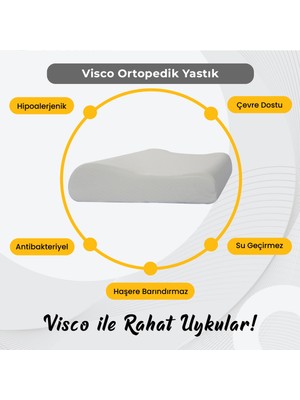 Soub Sleep 21 Boyun Destekli Ortopedik Visco Yastık