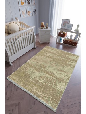 10 Post Onlineçocuk Odası Halısı Kahverengi Yolluk Kaymaz Yuvarlak Oval Kesme Ince Yıkanabilir Halı