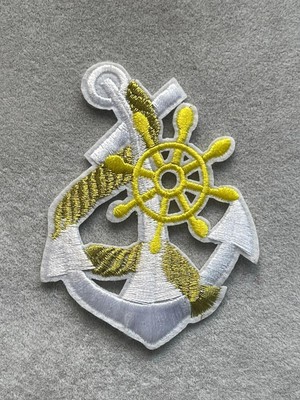 Gönülden Tasarım 8x6 cm Çapa Ütü Ile Yapışan Aplike Yama Arma