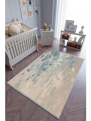 10 Post Onlineçocuk Odası Halısı Çok Renkli Yolluk Kaymaz Yuvarlak Oval Kesme Ince Yıkanabilir Halı