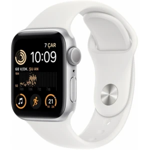 Watch Se Gps 40MM Silver Aluminium Case With White Sport Band - Regular MNJV3TU/A