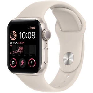 Watch Se 2. Nesil Gps 44MM Starlight Aluminium Case With Starlight Sport Band - Regular MNJX3TU/A